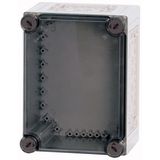 Insulated enclosure, +knockouts, HxWxD=250x187.5x150mm
