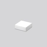 Replacement cover, plastic glass L 270 B 270 H 94 colour: white