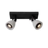 CONCRI-LED Spot 2xGU10/5Wincll 320LM 3000K Black