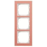 1723-227 Cover Frame Busch-axcent® glass coral