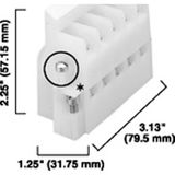 Allen-Bradley, 1492 Panel Mount Block, Pull apart, 5-Pole