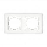 Linnera S Accessory White Two Gang Frame
