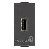 USB supply unit 5V 1,5A 1M carbon m