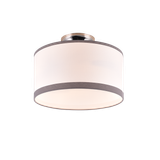 Davos ceiling lamp 30 cm 2xE14 chrome/white