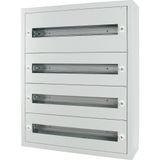 Service distribution boards with mounting subrack 175 SU, WxHxD = 773 x 1000 x 175 mm