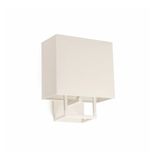 VESPER WHITE WALL LAMP 1 X E14 20W