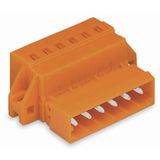 1-conductor male connector CAGE CLAMP® 2.5 mm² orange