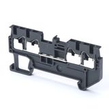 Multi conductor feed-through DIN rail terminal block with 4 push-in pl XW5T0105M