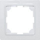 Single universal frames in E-Design55, polar white mat