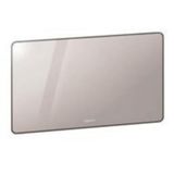 Synergy™ Sleek - 2 gang blanking plate - Polished Stainless steel