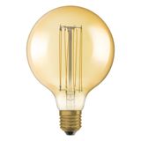 Vintage 1906 LED CLASSIC SLIM FILAMENT Globe DIMMABLE 5.8W 822 Gold E2