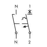 Miniature Circuit Breaker (MCB) AMPARO 6kA, C 13A, 1+N, 1MW