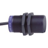 Inductive proximity sensors XS, inductive sensor XS4 M30, L60mm, PPS, Sn15mm, 24...240VAC/DC, cable 10 m