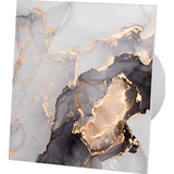 Universal, pink gold marble glass panel