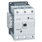 3-pole contactors CTX³ 150 - 150 A - 400-440 V~/= - 2 NO + 2 NC -screw terminals