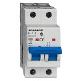 Miniature Circuit Breaker (MCB) AMPARO 10kA, B 10A, 2-pole