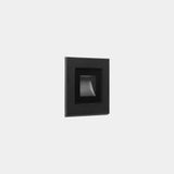 Recessed wall lighting IP65 Click LED 1.1W LED warm-white 3000K ON-OFF Black 31lm