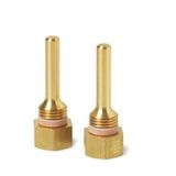 EZT-M40 - Protection pocket G ¼ B, M10x1, brass, Ø 5.2x40 mm, for temperature sensor Ø 5.2x26 mm