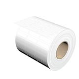 Device marking, Self-adhesive, halogen-free, 32 mm, Polyester, white