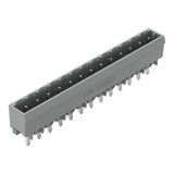 THT male header 1.2 x 1.2 mm solder pin straight gray