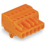 1-conductor female connector CAGE CLAMP® 2.5 mm² orange