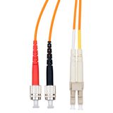 FO Patchcord Duplex LC/FC,62,5/125æm OM1, LS0H, orange, 5m