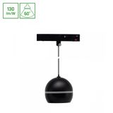 SYSTEM SHIFT BASIC - GLOBE P RING BALL LUMINAIRE SUSPENDED 90MM 10W 3000K BLACK