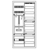 Z„hlerverteiler 1xZF, H=1100 B=550 T=210mm, 1xVF