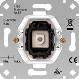 Pushbutton switch socket (change-over) w