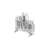 D4/8,ADO,EX, TERMINAL BLOCK, FEED THROUGH, 8MM SPACING, 8X50X41MM, DIN RAIL MOUNT