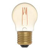 LED Filament Bulb - Globe G45 E27 2.5W 136lm 1800K Gold 330°  - Dimmable