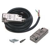 Switch, Non-Contact, 24VDC, 1A, 10m Cable, Red ABS Housing
