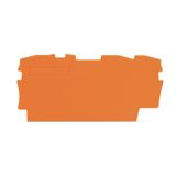 2002-1392 End and intermediate plate; 0.8 mm thick; orange