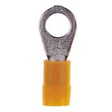 Insulated ring connector terminal M5 yellow, 4-6mmý