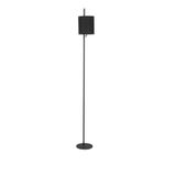 Black Fabric Shade & Black Aluminium Switch On/Off LED E27 1x12 Watt 230 Volt IP20 Bulb Excluded Cable Length: 192 cm D: 20 H1: 22 H2: 176 cm