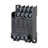 Socket, DIN rail/surface mounting, 14-pin, screw terminals