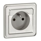 Socket outlet Soliroc - French - 2P + E - automatic terminals no cover - IP 20