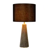 VELVET Table lamp E27/40W H47cm Grey/Black