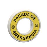 VERL,RING PARADA DE E, 24VACDC ROOD