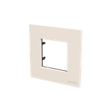 N2673.6 CF Frame 3+3 modules 4"x4" 1gang Graphite Glass - Zenit