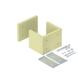 ZSE90-21-17 LH Strain relief for vertical cable routing 260x225x200