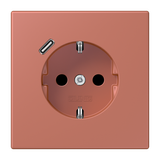 SCHUKO socket with USB type C LC32121 LC1520-18C236