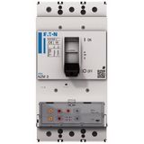 NZM3 PXR20 circuit breaker, 400A, 4p, variable, earth-fault protection, withdrawable unit