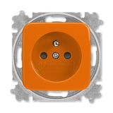 5519B-A02357 P Outlet single with pin + cover shutt. Orange