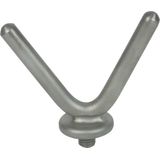Fork-shaped electrode W 69mm with M8 threaded bolt f. PHE/PHV