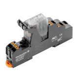 Relay module, 24 V DC, Green LED, Free-wheeling diode, 1 CO contact (A