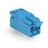 Plug for PCBs angled 2-pole blue