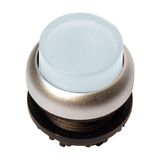Illuminated Push-button, extended, spring-return, white
