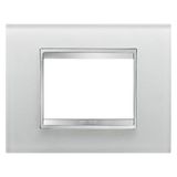 LUX PLATE 3-GANG ICED GLASS GW16203CG