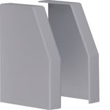 endcap pair overlapping for spreader box trunking 150x110mm stone grey